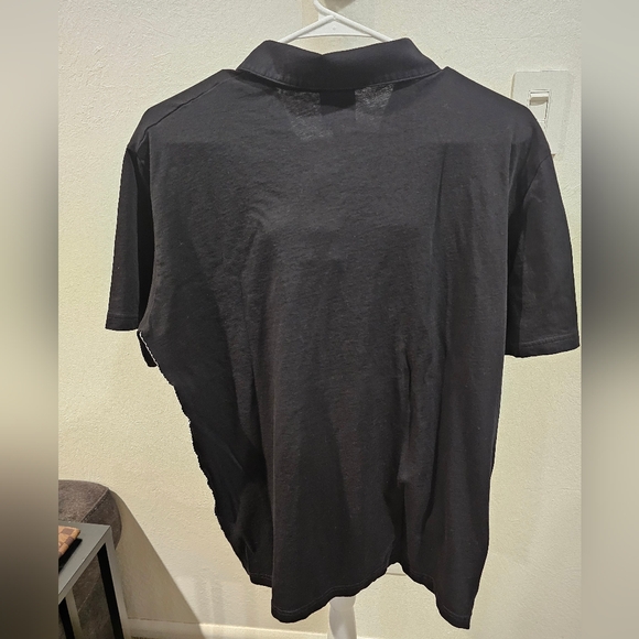 Armani Exchange Men's Polo Shirt Black Sz Large EUC - Picture 2 of 6